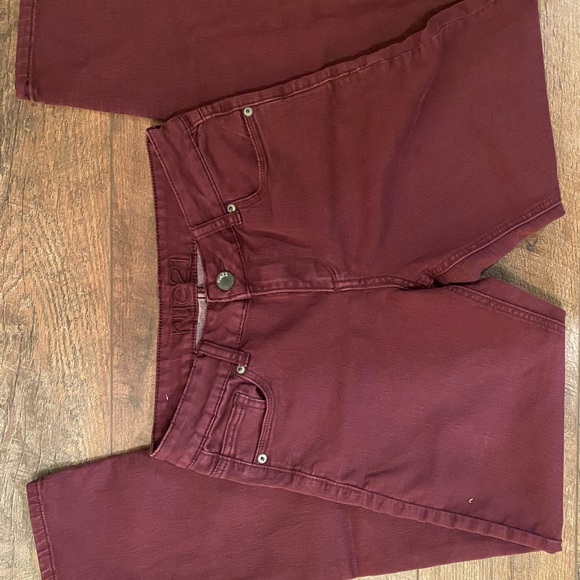 Maroon skinny jeans - Picture 2 of 2